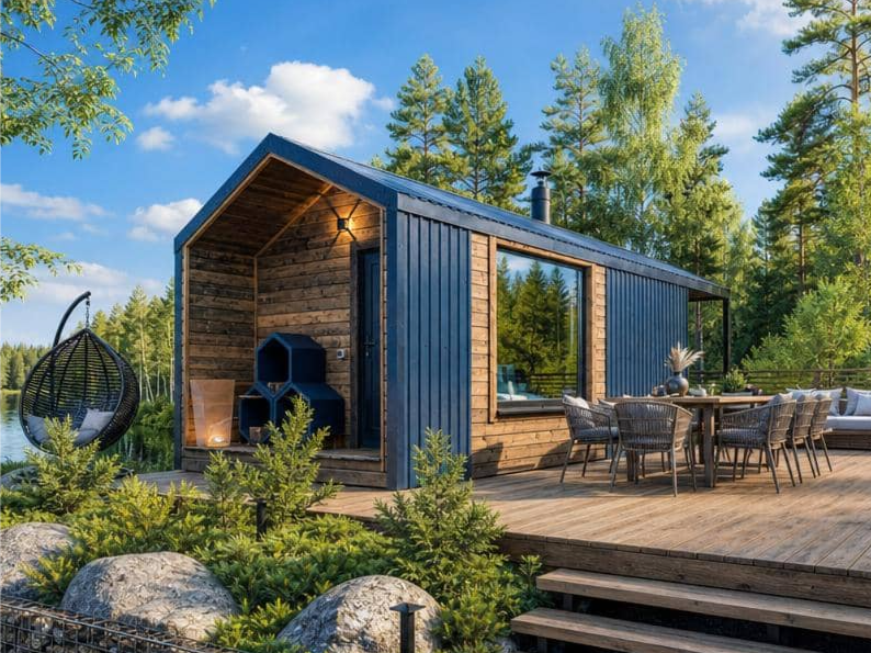 Баня Barn House 18 м2